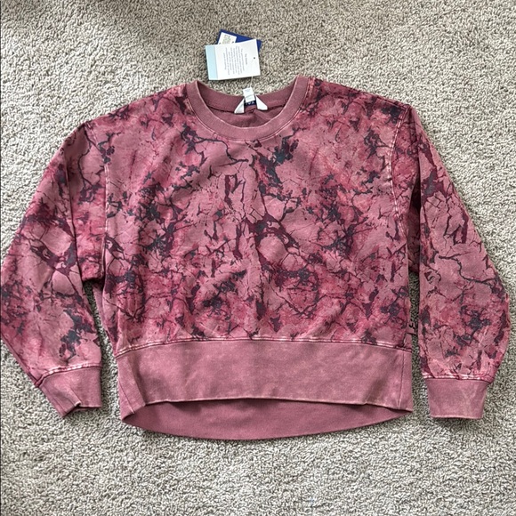 JoyLab Pink Marble Sweatshirt - Picture 3 of 6
